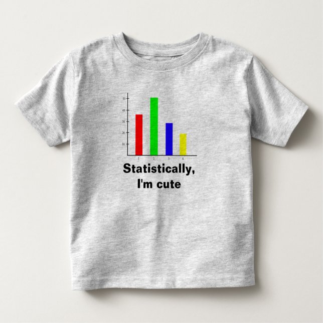 T-shirt Pour Les Tous Petits Statistiques drôles (Devant)