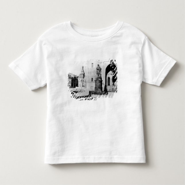 T-shirt Pour Les Tous Petits Statue de Johann Sebastian Bach (Devant)