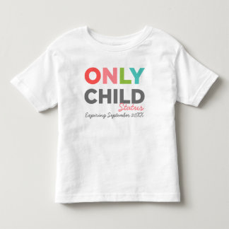 T-shirt Pour Les Tous Petits Statut ENFANT Expirant [Votre date ici]