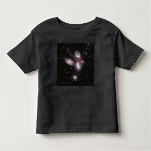 T-shirt Pour Les Tous Petits Stephan's Quintet 5 Galaxies Deep Field James Webb