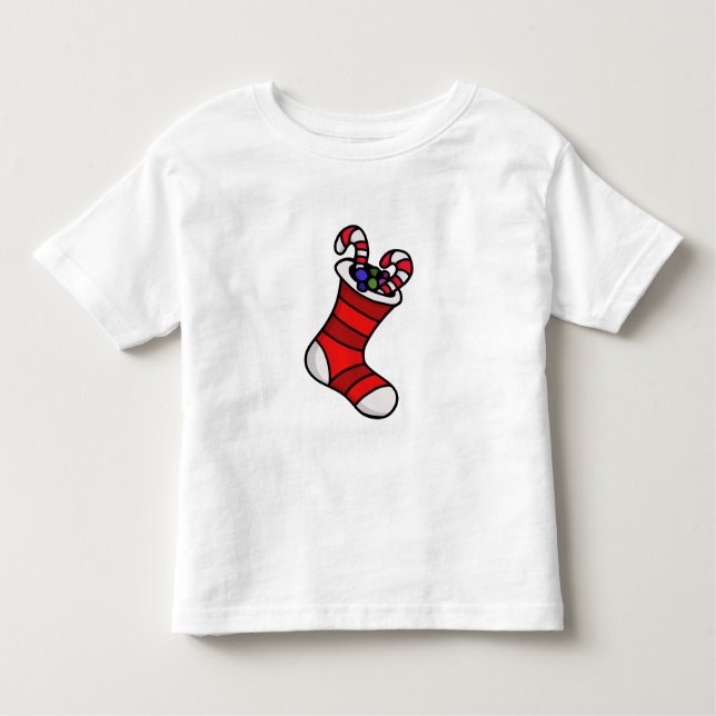 T-shirt Pour Les Tous Petits Stockage de Noël (Devant)