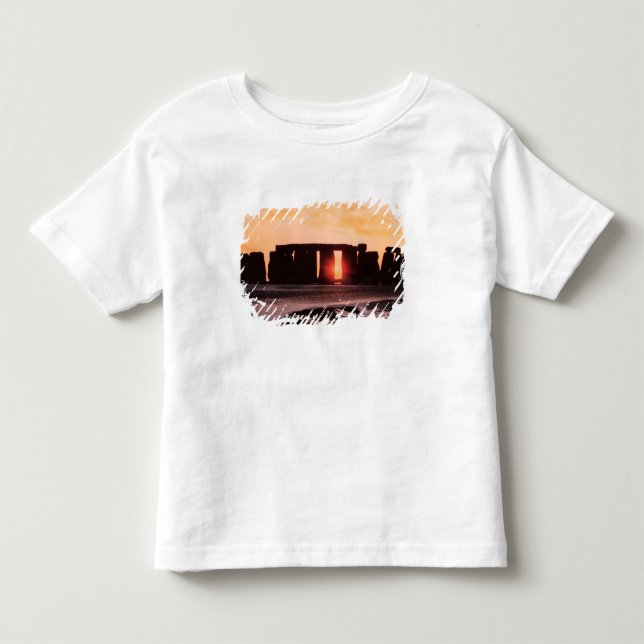 T-shirt Pour Les Tous Petits Stonehenge, solstice d'hiver (Devant)