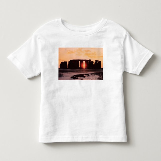 T-shirt Pour Les Tous Petits Stonehenge, solstice d'hiver (Devant)
