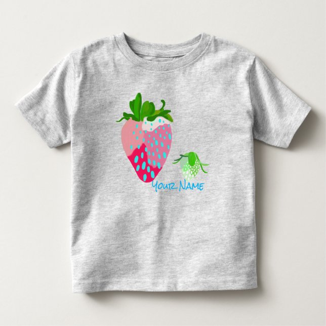 T-shirt Pour Les Tous Petits strawberry　T-shirt (Devant)