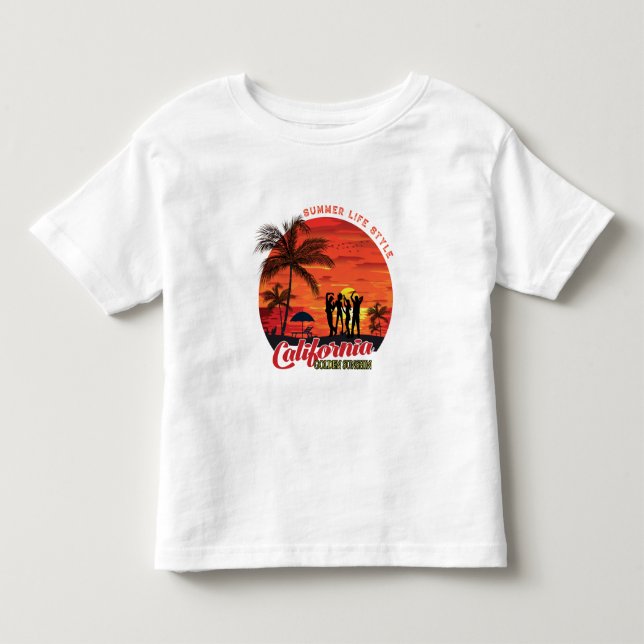 T-shirt Pour Les Tous Petits Style de vie été (Devant)