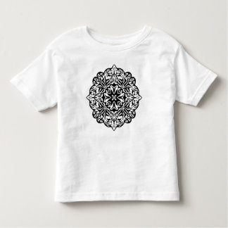 T-shirt Pour Les Tous Petits Style polynésien abstrait tatouage mandala noir