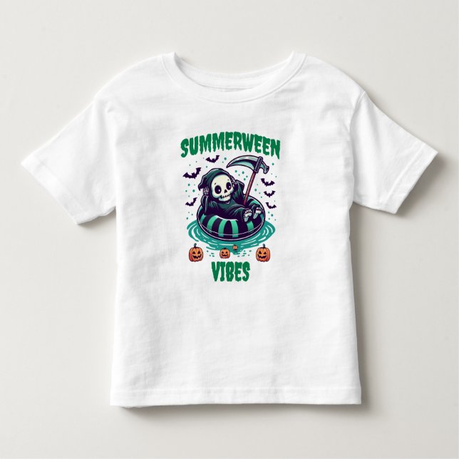 T-shirt Pour Les Tous Petits Summerween Vibes – Reaper Relaxed (Devant)