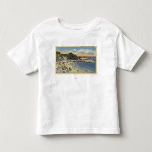 T-shirt Pour Les Tous Petits Sunbathers et nageurs à la plage