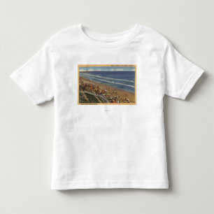 T-shirt Pour Les Tous Petits Sunbathers regardant vers des rivages de Belmont