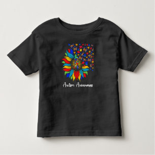 T-shirt Pour Les Tous Petits Sunflower Sensibilisation sur l'autisme Day Lozzle