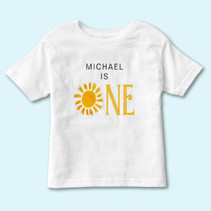 T-shirt Pour Les Tous Petits Sunshine Premier anniversaire Personnalisé