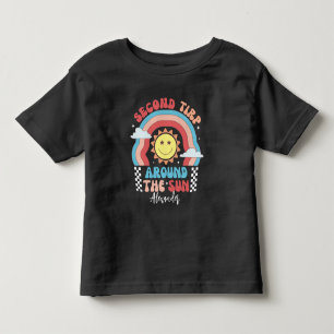 T-shirt Pour Les Tous Petits super Deuxième VOYAGE AUTOUR DU SOLEIL 2E ANNIVERS