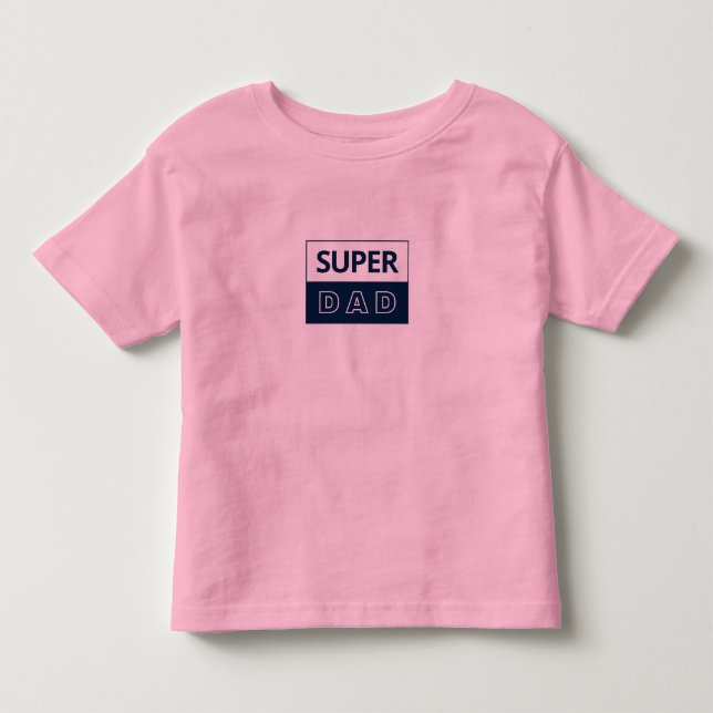 T-shirt Pour Les Tous Petits Super papa (Devant)