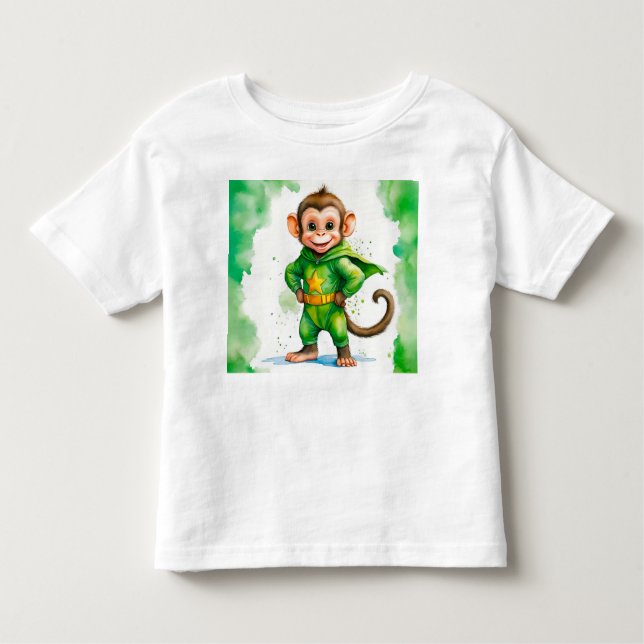 T-shirt Pour Les Tous Petits Super singe (Devant)