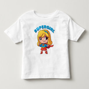 T-shirt Pour Les Tous Petits Superfille Adorable en Position