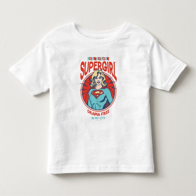 T-shirt Pour Les Tous Petits Supergirl Drame Gratuit Dans Ma Ville (Devant)