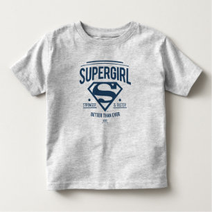 T-shirt Pour Les Tous Petits Supergirl mieux que jamais Retro Graphic