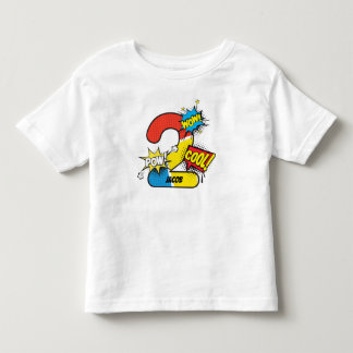 T-shirt Pour Les Tous Petits Superhero Comic Book 2e anniversaire