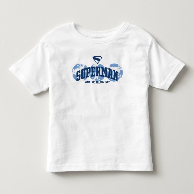 T-shirt Pour Les Tous Petits Superman à travers le monde (Devant)