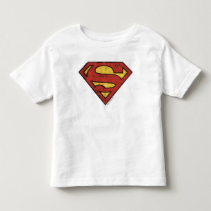T-shirt Pour Les Tous Petits Superman S-Shield   Logo Grunge