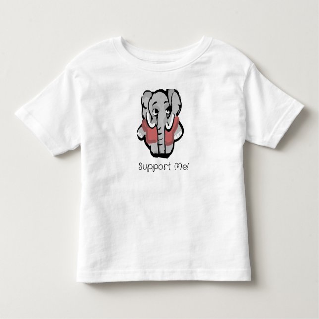 T-shirt Pour Les Tous Petits Support Me Elephant (Devant)