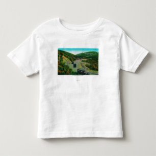 T-shirt Pour Les Tous Petits Sur la jante au-dessus de l'itinéraire de
