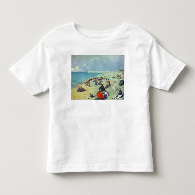 T-shirt Pour Les Tous Petits Sur la plage (Devant)