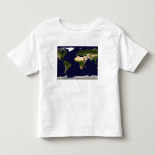 T-shirt Pour Les Tous Petits Surface de terre, eau peu profonde, et Topogra