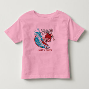 T-shirt Pour Les Tous Petits Surf'n Père Noël