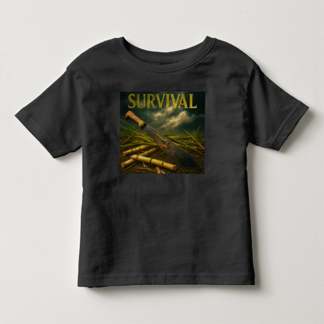 T-shirt Pour Les Tous Petits Survie (Devant)