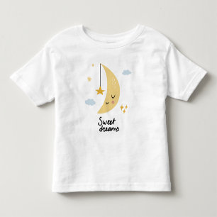 T-shirt Pour Les Tous Petits Sweet Dreams Moon & Stars
