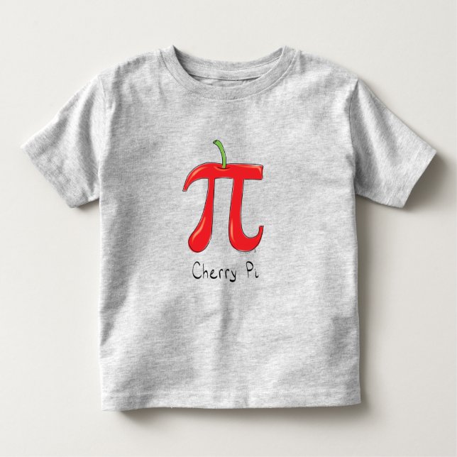 T-shirt Pour Les Tous Petits Symbole Cherry Pi Math de l'enfant (Devant)