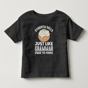 T-shirt Pour Les Tous Petits Synonyme Rolls Mème Anglais Grammar Enseignant Pu