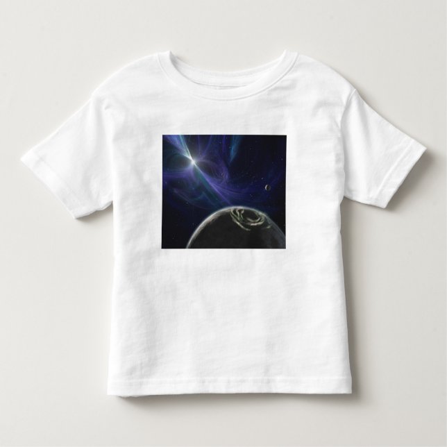 T-shirt Pour Les Tous Petits Système de la planète pulsar (Devant)