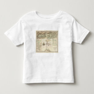 T-shirt Pour Les Tous Petits Systèmes de glacier d'Alpes