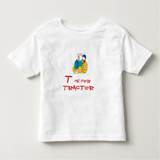 T-shirt Pour Les Tous Petits T est pour le tracteur