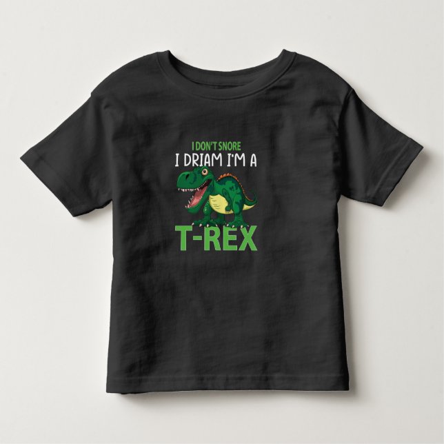 T-SHIRT POUR LES TOUS PETITS T-REX BÉBÉ (Devant)