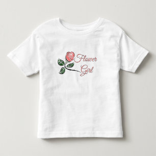 T-shirt Pour Les Tous Petits T-Robe Mariage Flower Toddler