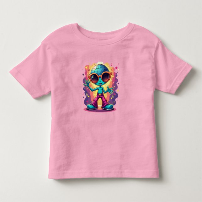 T-shirt Pour Les Tous Petits "T-shirt Alien Dance Party Baby" (Devant)