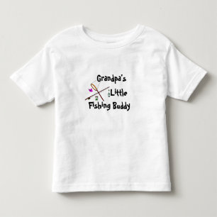 T-shirt Pour Les Tous Petits T Shirt Le Petit Compagnon de Pêche de Papy