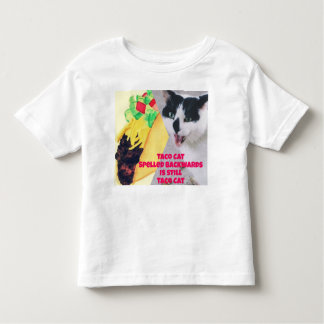 T-shirt Pour Les Tous Petits Taco Chat épelé à l'envers
