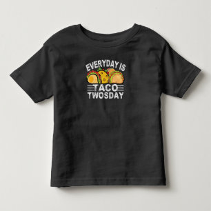 T-shirt Pour Les Tous Petits Taco Deux Jours 2e Année de naissance Garçons Fill