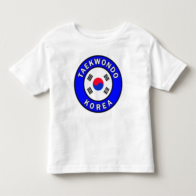 T-shirt Pour Les Tous Petits Taekwondo (Devant)