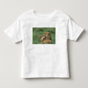 T-shirt Pour Les Tous Petits Tanzanie, cratère du Ngorongoro. Lionne africaine