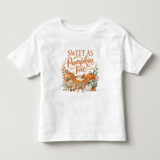 T-shirt Pour Les Tous Petits Tarte au potiron bébé doux comme une tarte