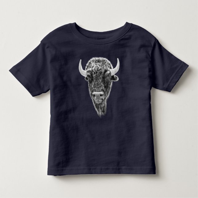 T-shirt Pour Les Tous Petits Tatanka, animal d'esprit de Buffalo (bison (Devant)