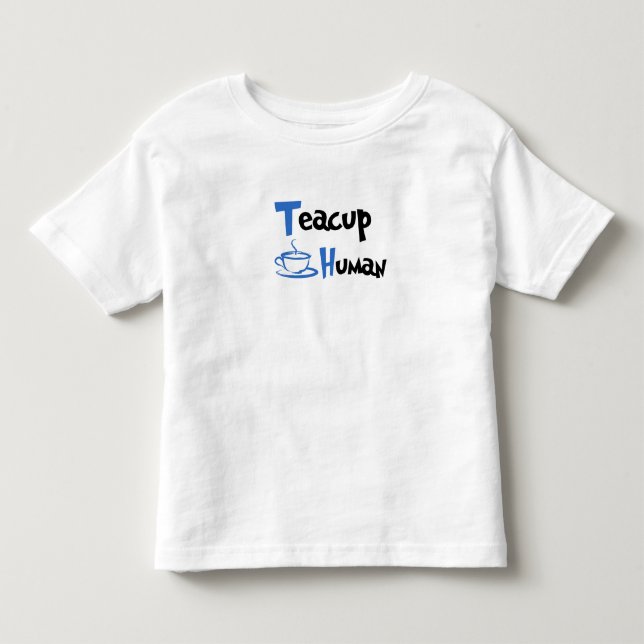 T-shirt Pour Les Tous Petits Teacup Human Boy (Devant)