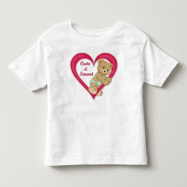 T-shirt Pour Les Tous Petits Teddy Heart (Devant)