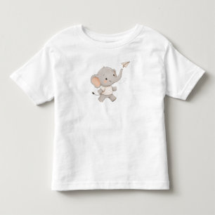 T-shirt Pour Les Tous Petits Tee Aventure Éléphant Mignon