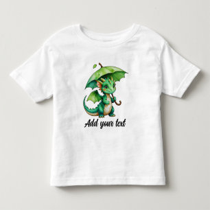 T-shirt Pour Les Tous Petits Tee pour tout-petit avec un bébé dragon mignon